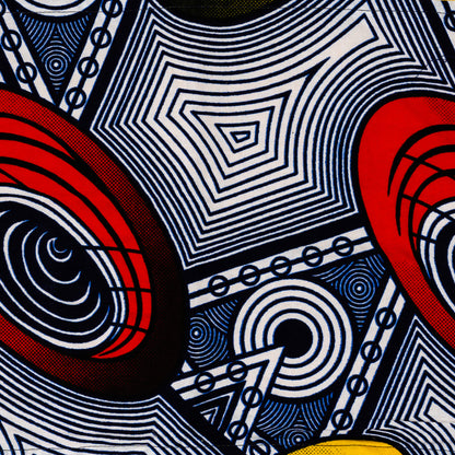 afrikai mintás színes csősál viselés origo