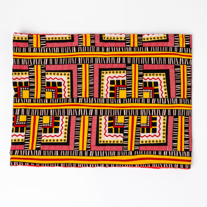 afrikai mintás színes csősál viselés ritmika